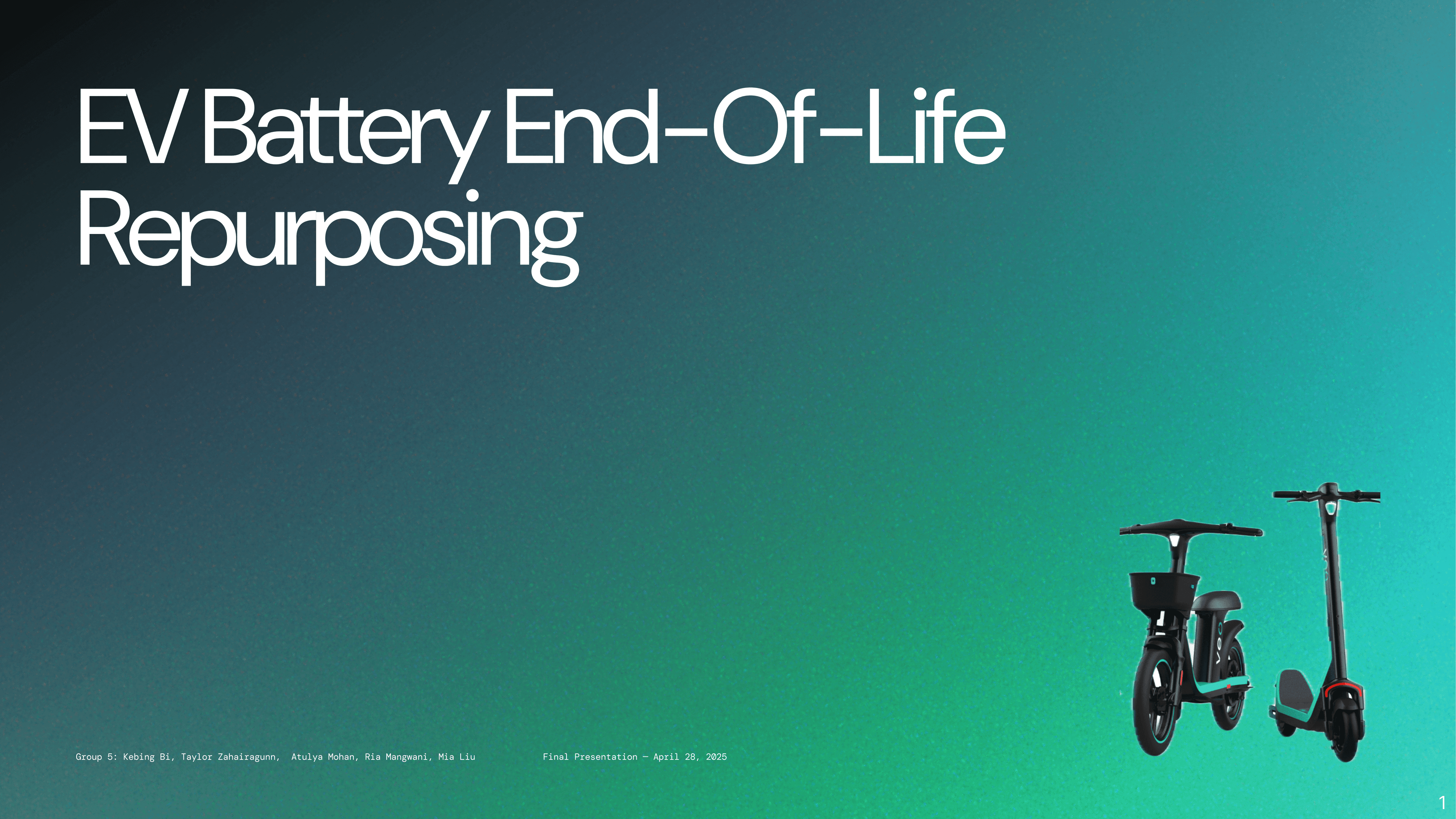 Repurposing End-of-Life EV Batteries for Micro-Mobility